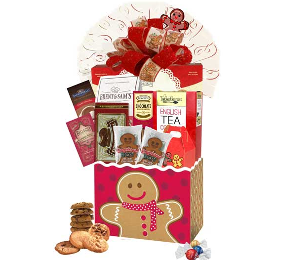 Gingerbread gift basket