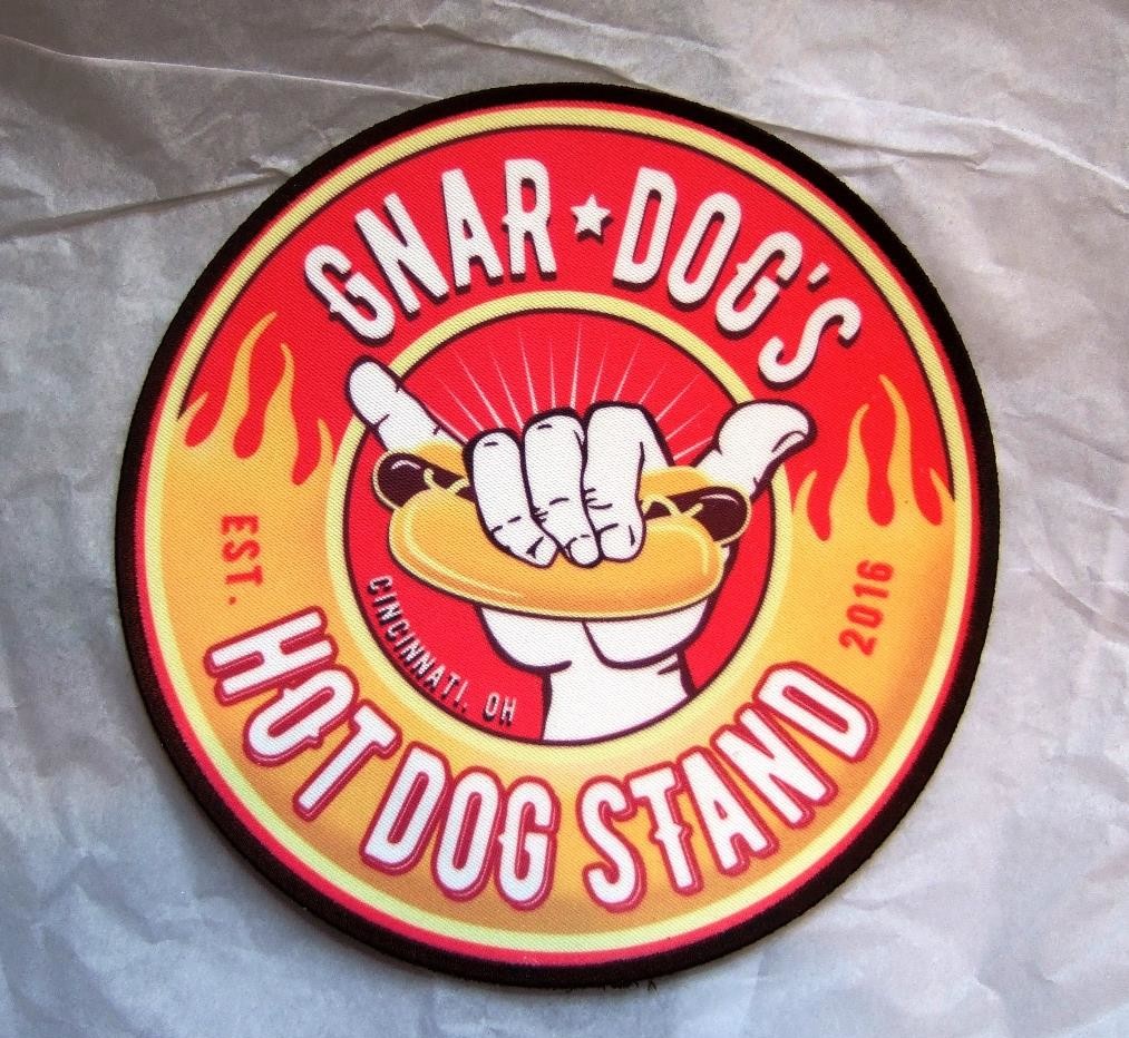 Gnar dog's hot dog stand patch