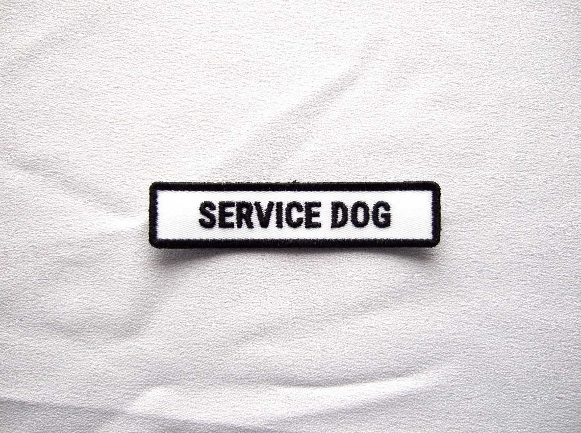 custom service dog patch