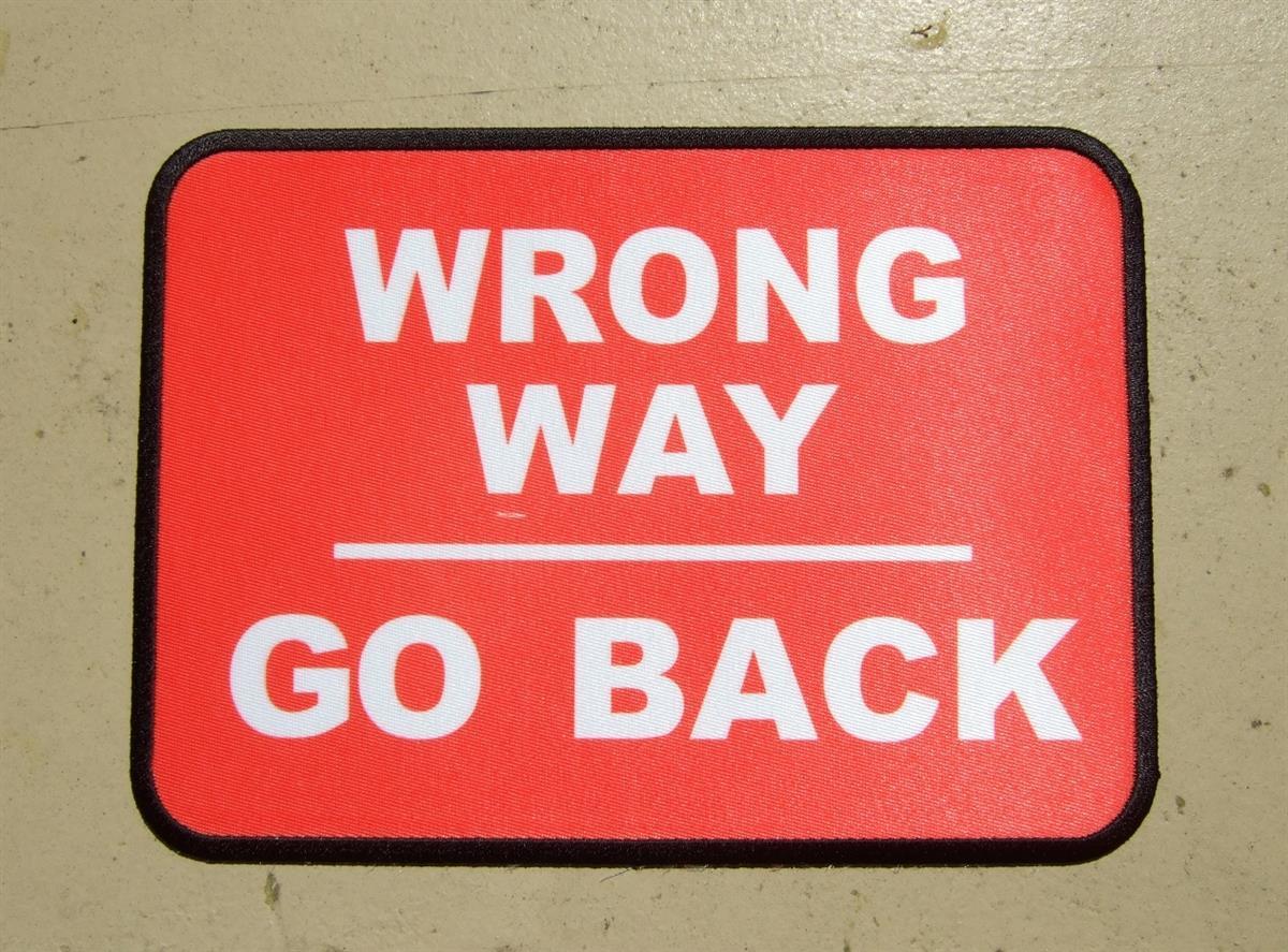 custom wrong way patch