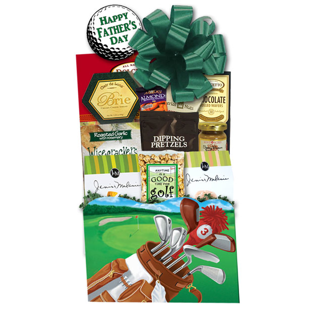 Golfing snack gift basket