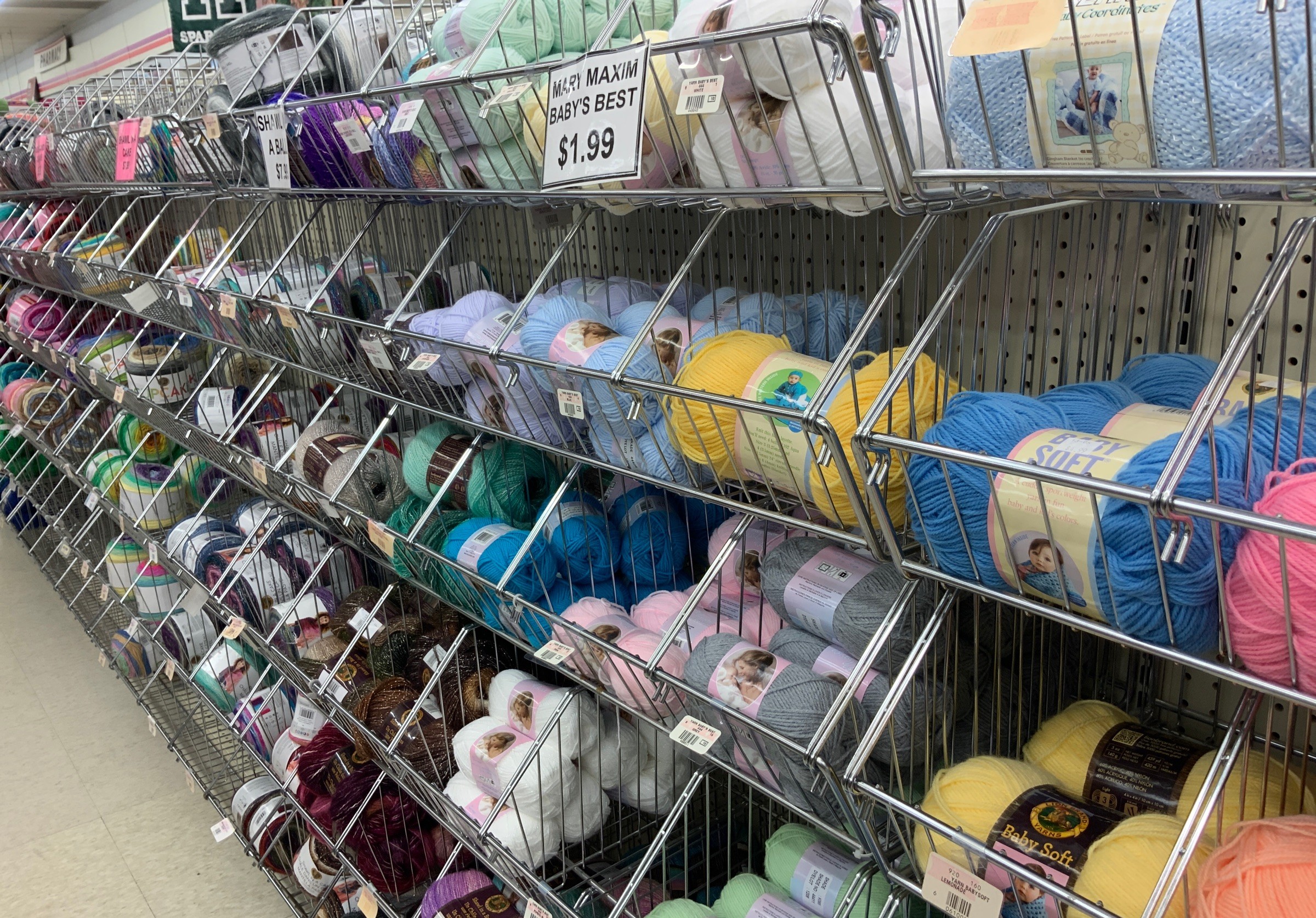 Yarn Shoppe Ben Franklin Store and Townville Pharmacy