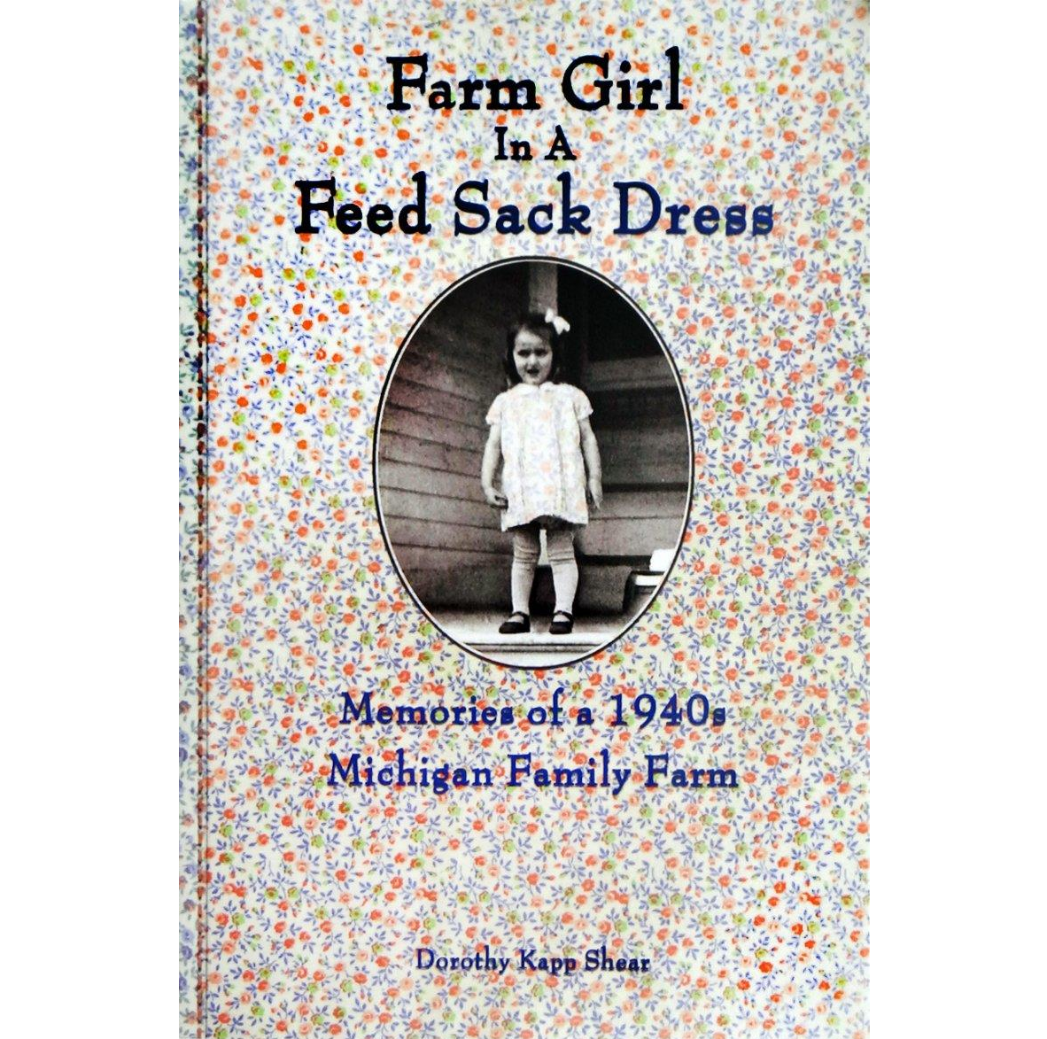 FARM GIRL IN A FEED SACK DRESS