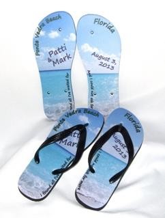 Custom flip flops