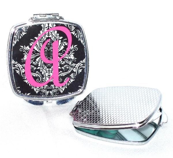 Damask initial compact mirror