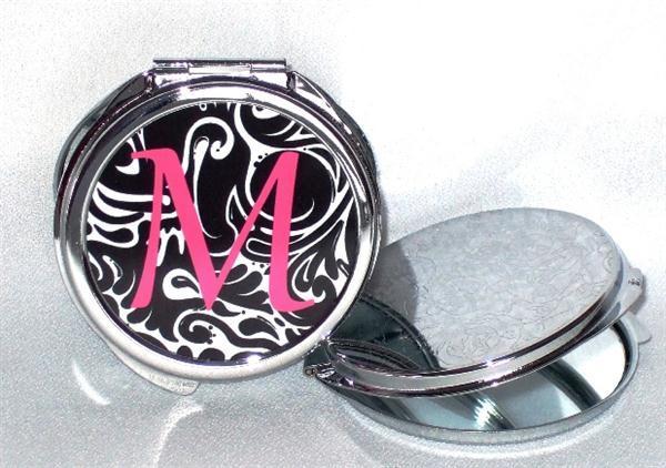 Swirls initial  compact mirror