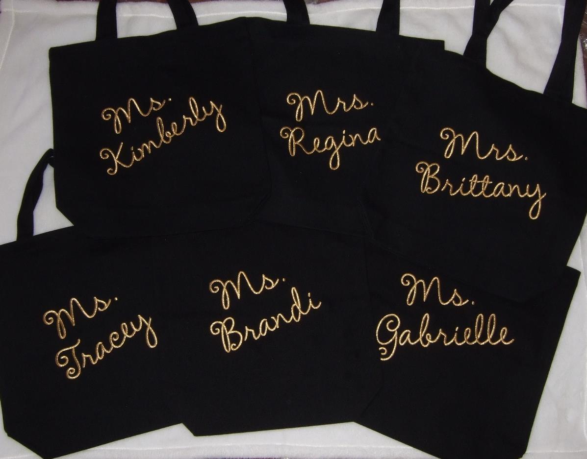 Personalized tote bag