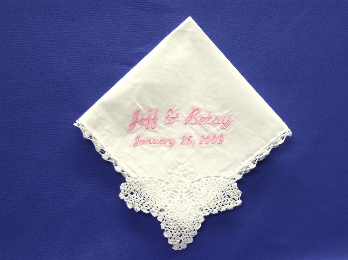 Personalized handkerchief