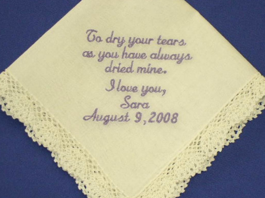 Personalized handkerchief