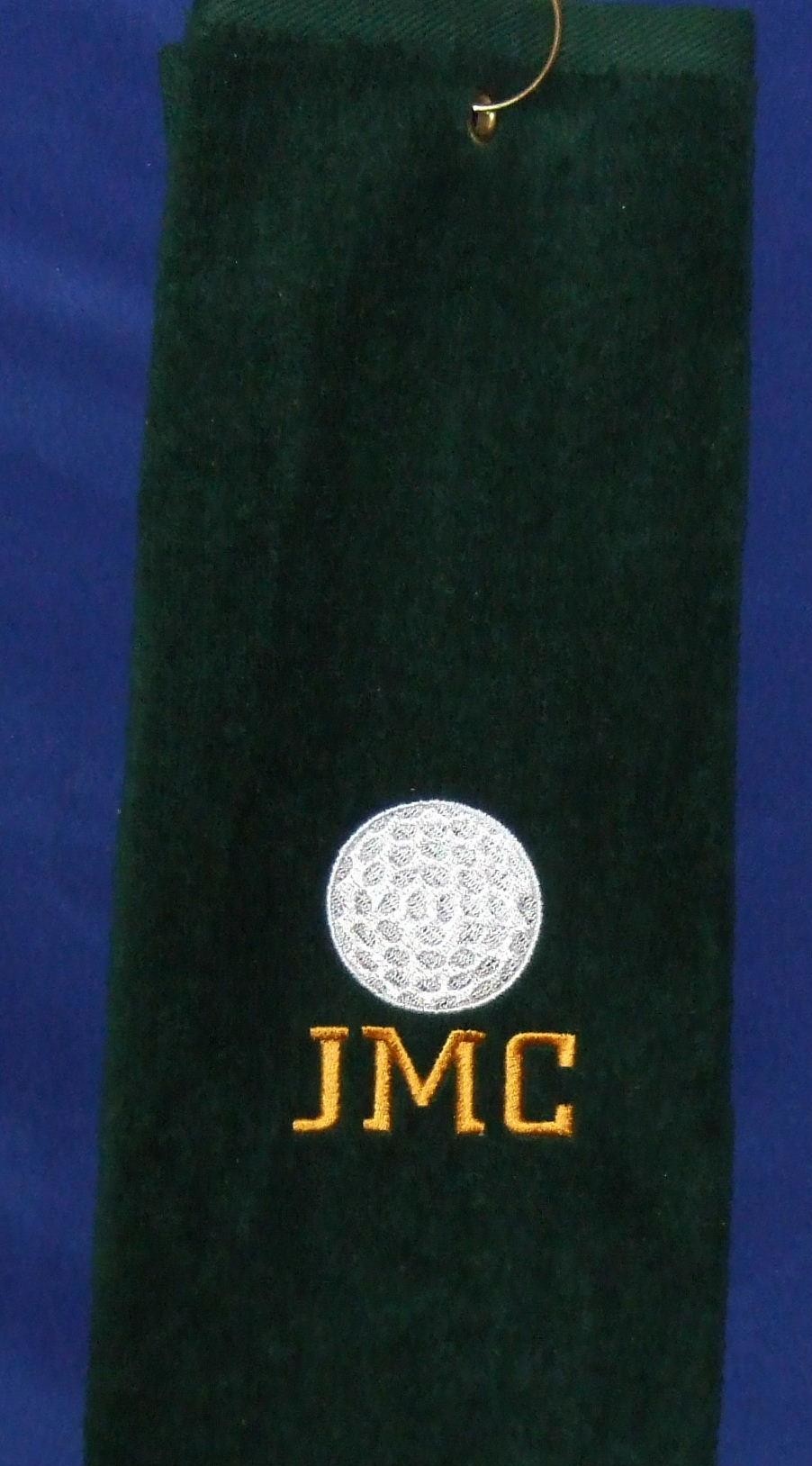 Personalized golf towel