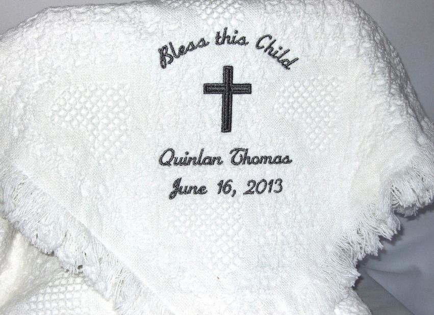 baptism blanket
