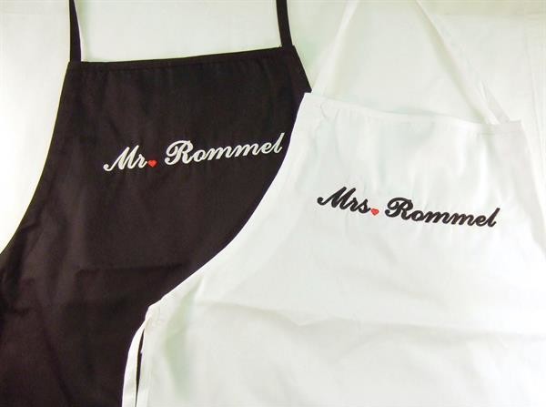 Personalized Mr. and Mrs Apron