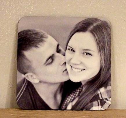 Personalized photo coaster