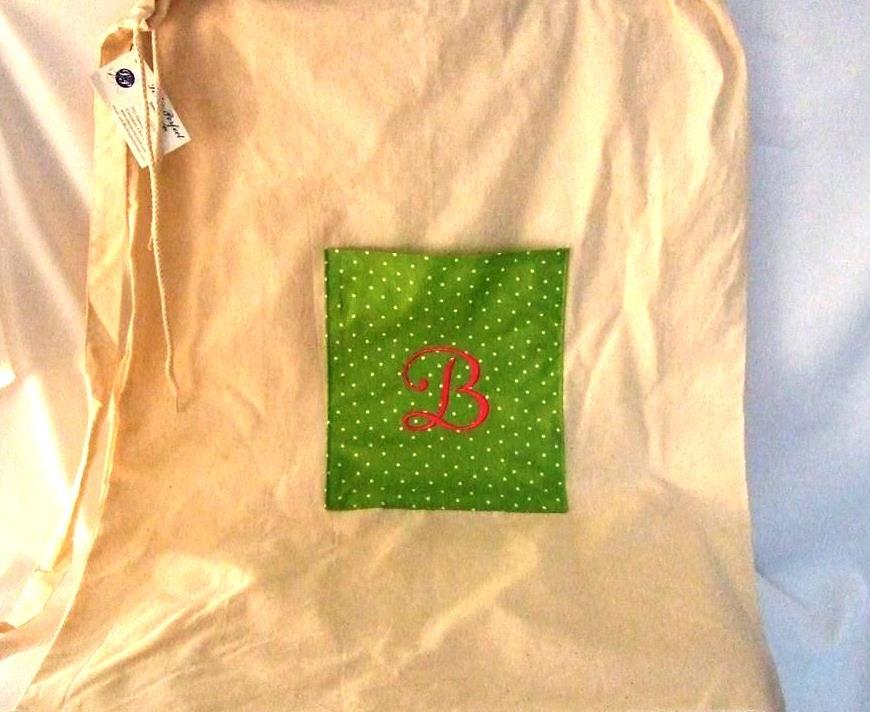 Personalized laundry bag