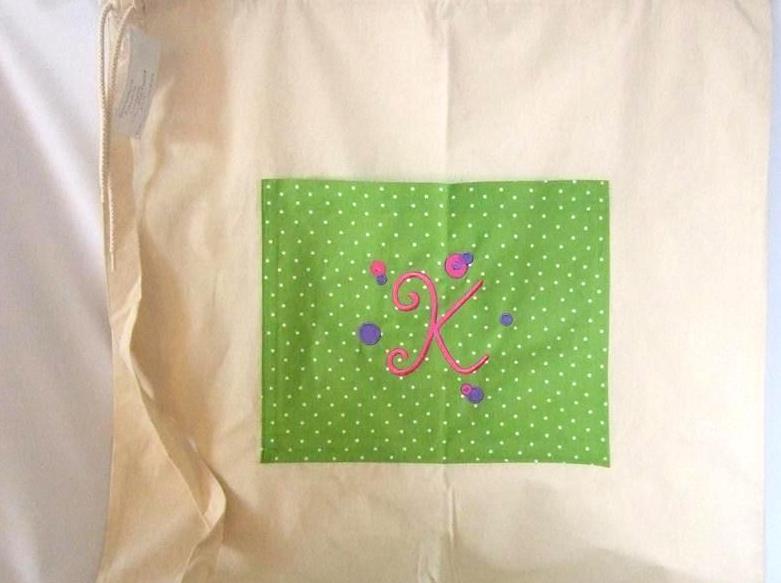 Personalized laundry bag